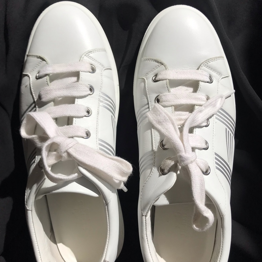 Hermes Avantage sneakers white/silver (argent) 39.5 EU - Picture 2 of 14